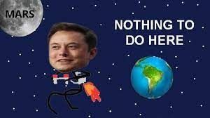 Elon Musk fliegt zum Mars. News Corp