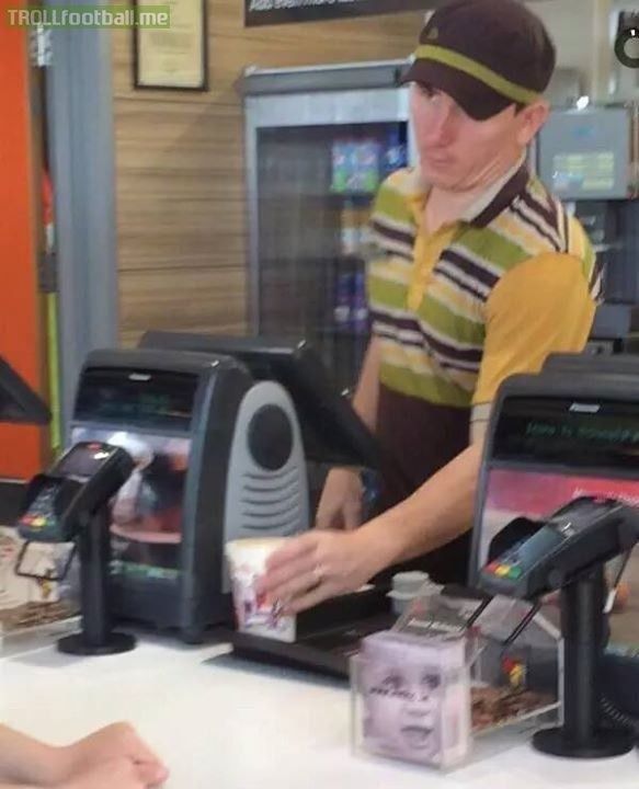 Lionel Mbappe caught working at Mcdonalds