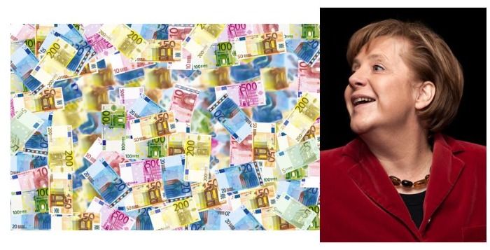 Angela Merkel schenkt jedem Kind 1000 Euro