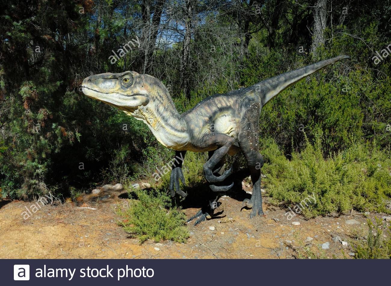 Raptor Blue ausgebrochen aus Jurassuc World