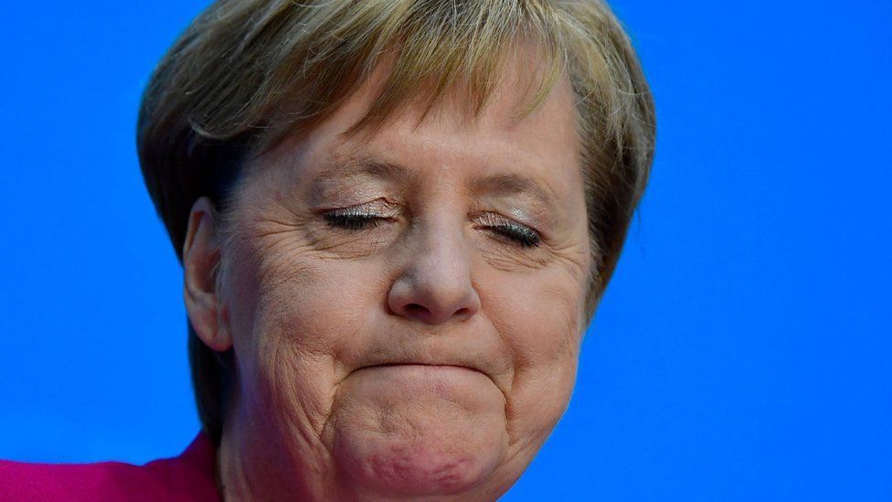 Die faltige Merkel