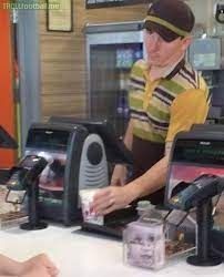 MESSI WORKS FOR MCDONALDS BECAUSE HE RETIRED:(