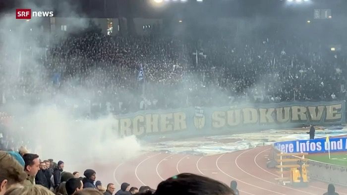 FCZ-Fans setzen Feuer im Letzigrund-Stadion - GC kann es löschen